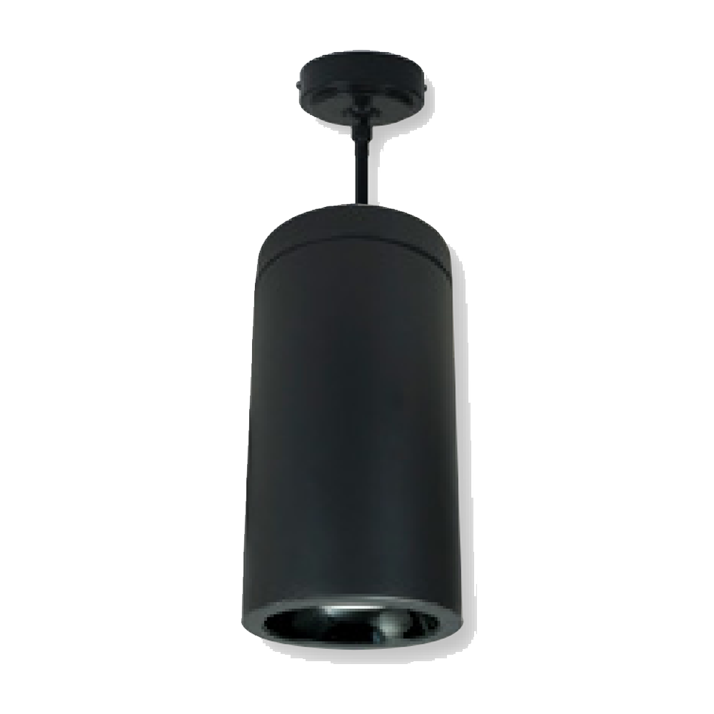 Nora Lighting 6" Cobalt Pendant Mount Cylinder, Black, 750L, 3500K, Black Reflector, 120V Triac/ELV Dimming NYLD2-6P075135BBB