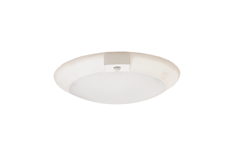 Westgate Mfg DLS8 PIR Disk Light, 20W, CCT Selectable, TRIAC Dimming, Wet Location, White, DLS8-MCT-PIR
