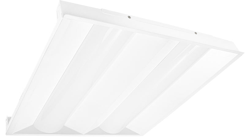 Westgate Mfg LTRD 2X2 Dual Lens Troffer, 25/30/35W, CCT Selectable, 0-10V, White, LTRD-2X2-MCTP