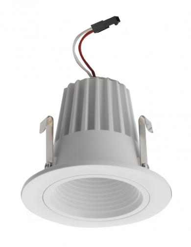 Elco Lighting 2" LED Baffle Trim Hi-Lume, 11W, 2700K, 1000 lm, White, E214C1827W