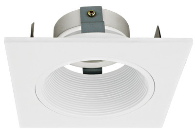 Elco Lighting Pex 3" Square Adjustable Baffle for Koto System, White, ELK3393W