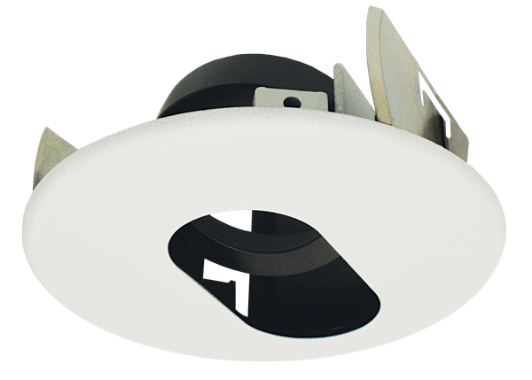 Elco Lighting Pex 3" Round Slotted Pinhole for Koto System, White, ELK3620W