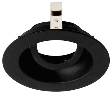 Elco Lighting Pex 4" Round Adjustable Reflector, Koto System, Black, ELK4129BB