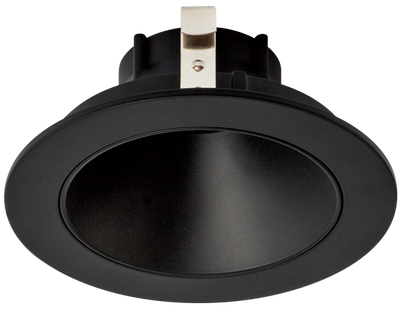 Elco Lighting Pex 4 In. Round Deep Reflector, Koto LED Module Compatible, Wet Rated, All Black, ELK4118BB