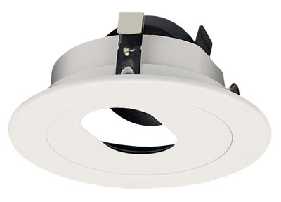 Elco Lighting Pex 4" Round Rotatable Slot Aperture, Koto System, White, ELK4120W