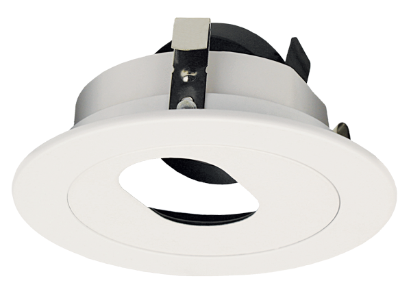 Elco Lighting Pex 4" Round Rotatable Slot Aperture, Koto System, White, ELK4120W