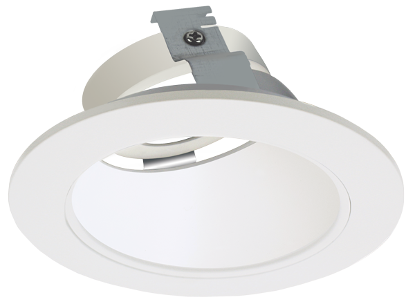 Elco Lighting Pex 4" Round Adjustable Wall Wash, 10W, CCT Selectable, CRI95, White, ELK4122W