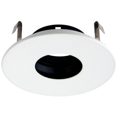 Elco Lighting Pex 4" Round Adjustable Pinhole, Koto System, Black/White, ELK4127B