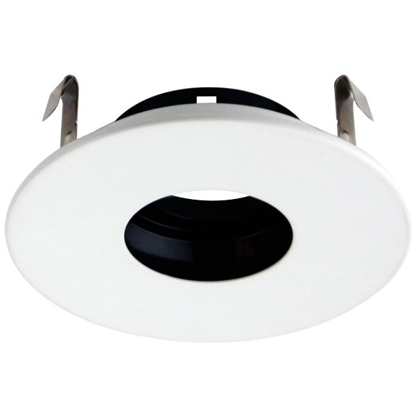 Elco Lighting Pex 4" Round Adjustable Pinhole, Koto System, Black/White, ELK4127B