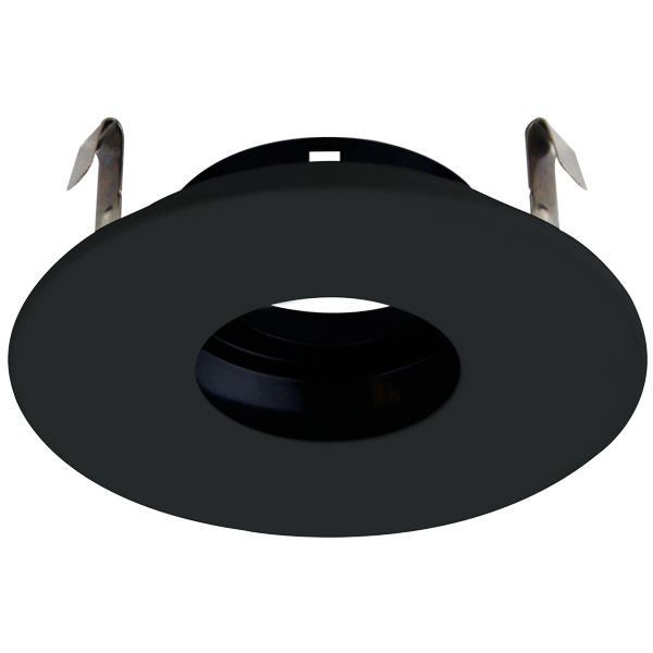 Elco Lighting Pex 4" Round Adjustable Pinhole, Koto System, Black, ELK4127BB