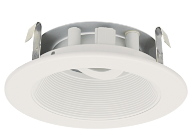 Elco Lighting Pex 4" Round Adjustable Baffle Trim, Koto System, All White, ELK4193W