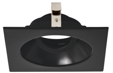 Elco Lighting Pex 4" Square Adjustable Reflector for Koto System, All Black, ELK4229BB