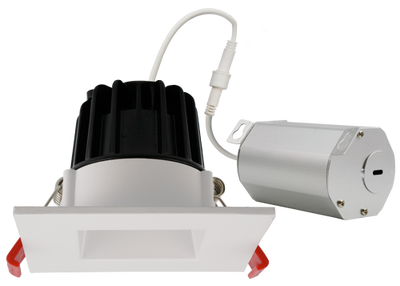 Elco Lighting 2 In. LED Elm Square Reflector, 8W, CCT Selectable, CRI90, 120V, Triac/ELV, All White, ERT213CT5W