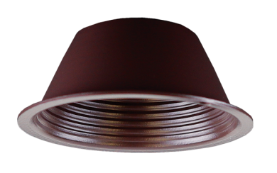 Elco Lighting 2 In. LED Elm Round Baffle, All Bronze, ERT214BZ