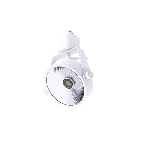 Elite Lighting ET-LED-217 Gimbal LED Track Head, 14W, CRI90, TRIAC, 120V, Architectural White, ET-LED-217-1100L-DIMTR-120