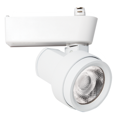 Elco Lighting Albright Track Fixture, 10W, 3000K, 120V, Triac, 38° Beam, White, ET580DW