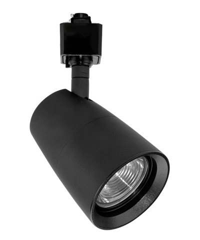 Elco Lighting Bachman LED Track Fixture, 20W, 3000K, TRIAC/ELV, Adjustable Beam 20–50°, Black with White Trim, ET75830DB