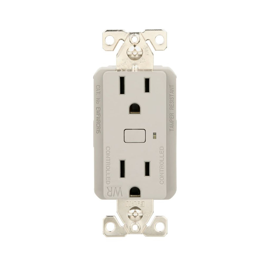 EATON EWFWRCR15-GY-BX-L ETN PLT 15A Wi-Fi WR Smart RECEPT, WH