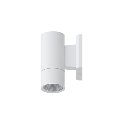 Elite Lighting FPR1 LED Round Wall Mount Cylinder, 13.4–32.4W, CCT Selectable, CRI90, 0-10V Dimming, Architectural White, FPR1-LED-WM
