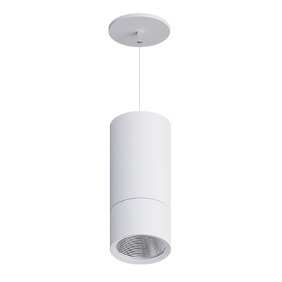 Elite Lighting FPR1 Architectural LED Pendant, 22W, CRI90, 0-10V, Multi-Lumen, Pendant Mount, Architectural White, FPR1-LED-2200L