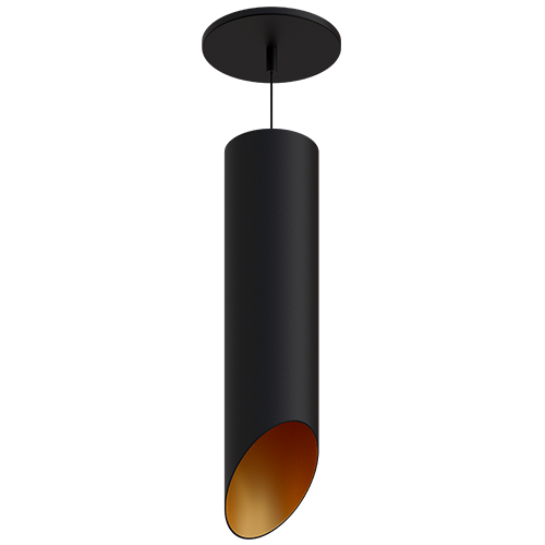 Elite Lighting FPR4-LED 4 In. Round Pendant Cylinder, CRI90, CCT Selectable, 0-10V Dimming, Architectural White, FPR4-LED-1800L