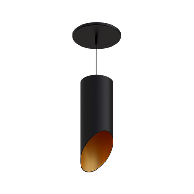 Elite Lighting LED round pendant cylinder 1200 Lumens FPR3-LED-1200L