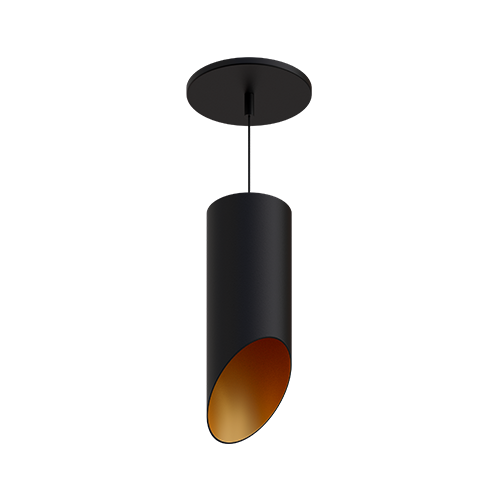 Elite Lighting LED round pendant cylinder 1200 Lumens FPR3-LED-1200L
