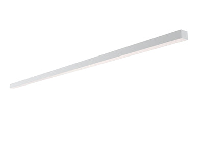 Westgate Mfg SCXT Linear Troffers, 40/60/80W, CCT Selectable, 0-10V Dimmable, Flat Lens, Sandy White, SCXT-8FT-40-80W-MCTP-D-FL