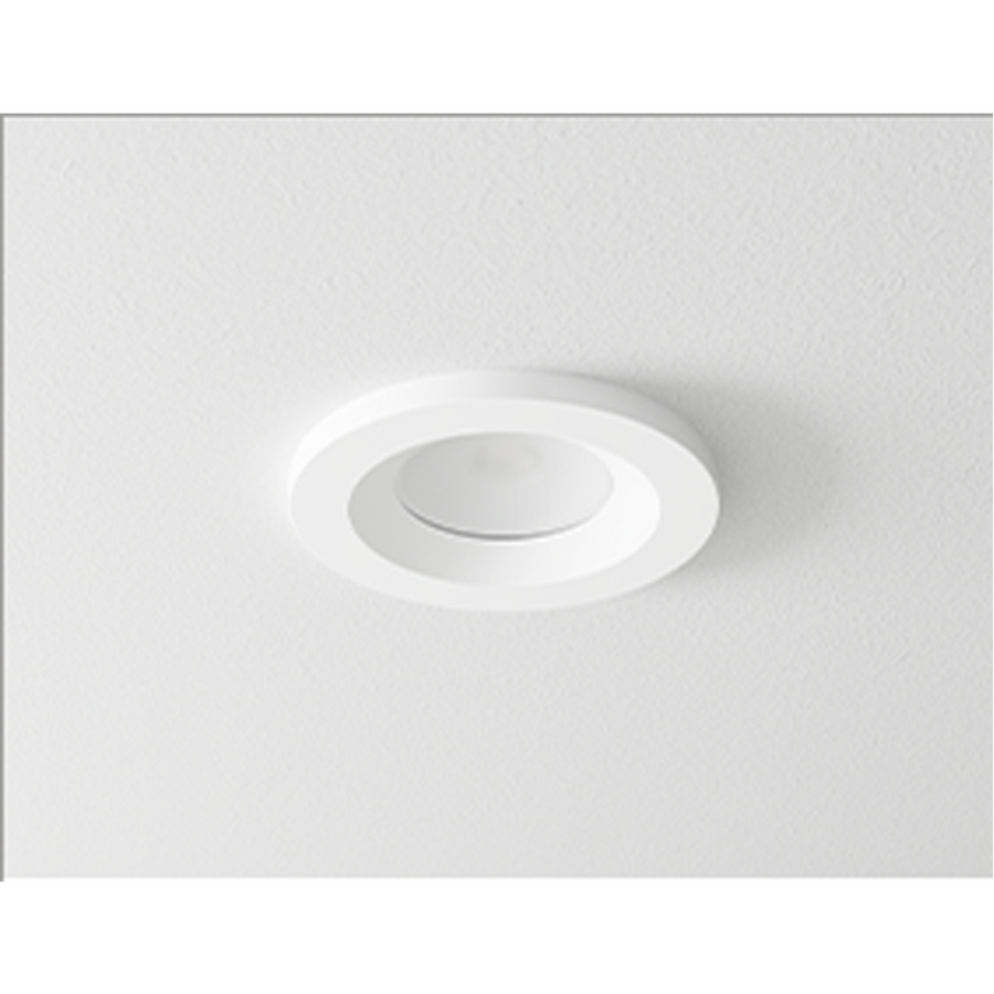 DMF Lighting 3" Flush Trim for Surface Mount/J Box Install White, H3TRFWH