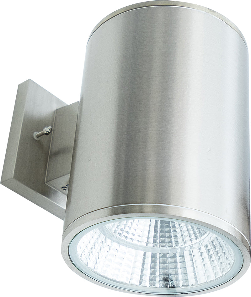Westgate Mfg Wall Cylinder Downlight, 20W, CCT Selectable, IP65, Brushed Nickel, WMCL-DL-MCT-BN
