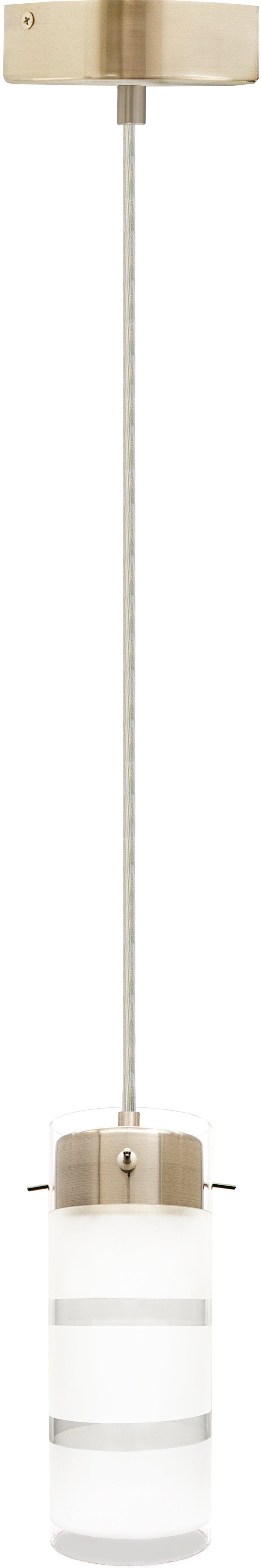 Westgate Mfg LCFB Single Pendant, 12W, CCT Selectable, CRI90, TRIAC, Brushed Nickel, LCFB-1L-MCT5
