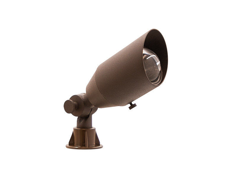 Westgate Mfg LFLD Solid Brass Landscape Uplight, 5W, 3000K, 12V, IP67, Bronze Brass, LFLD-5W-30K-BZB