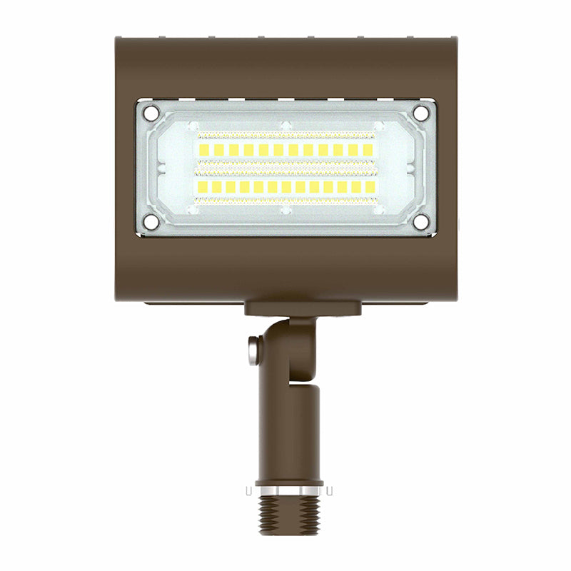 Westgate Mfg LFX-XS Flood/Area Light, 15W, 3000K, 0-10V Dimmable, TYPE III, Bronze, LFX-XS-15W-30K-KN