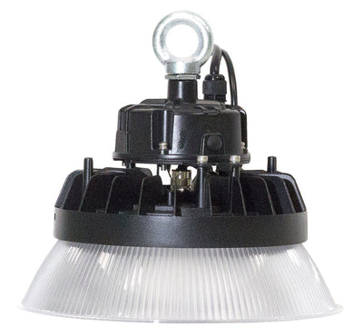 Westgate Mfg LED Mini High Bay, 50W, 3000K, 1–10V Dimmable, IP66, Black, LHB2-50W-30K