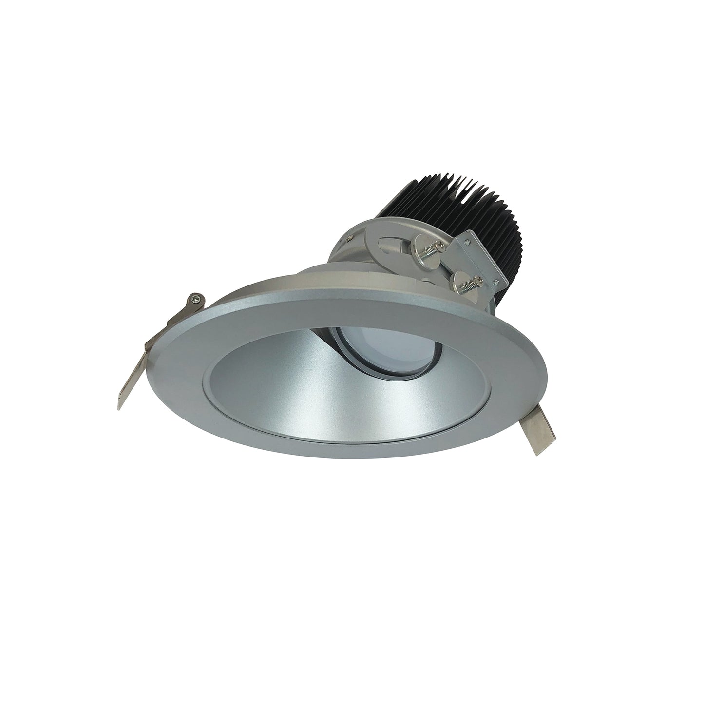 Nora Lighting 6" Sapphire II High Lumen Adjustable Downlight, Round 36-Degree Spot Reflector, 1500lm, 4000K, Haze Self-Flanged NC2-639L1540SHSF