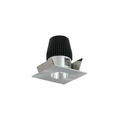 Nora Lighting 1" Iolite LED NTF Square Reflector with Round Aperture, 600lm, 2700K, Natural Metal Reflector / Natural Metal Flange NIO-1SNG27XNN