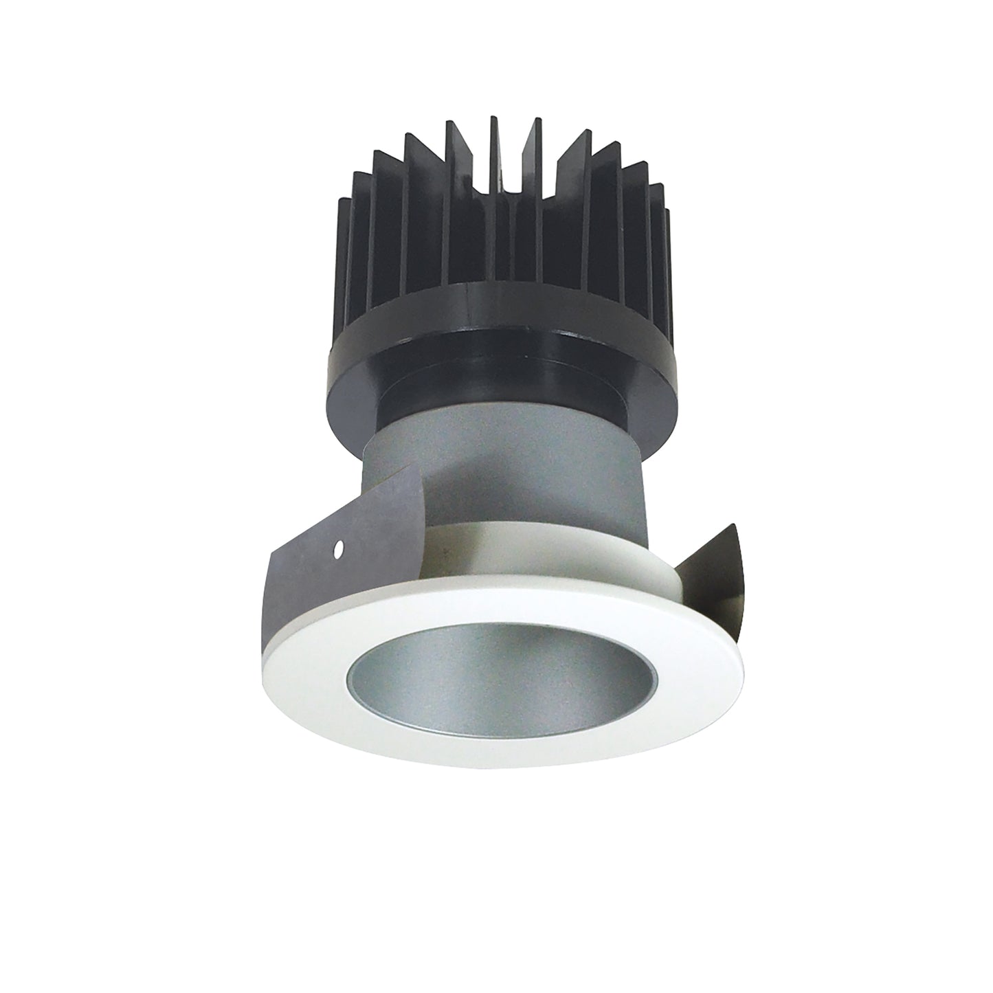 Nora Lighting 2" Iolite LED Round Reflector, 10-Degree Optic, 850lm / 12W, 4000K, Haze Reflector / Matte Powder White Flange NIOB-2RNDC40QHZMPW