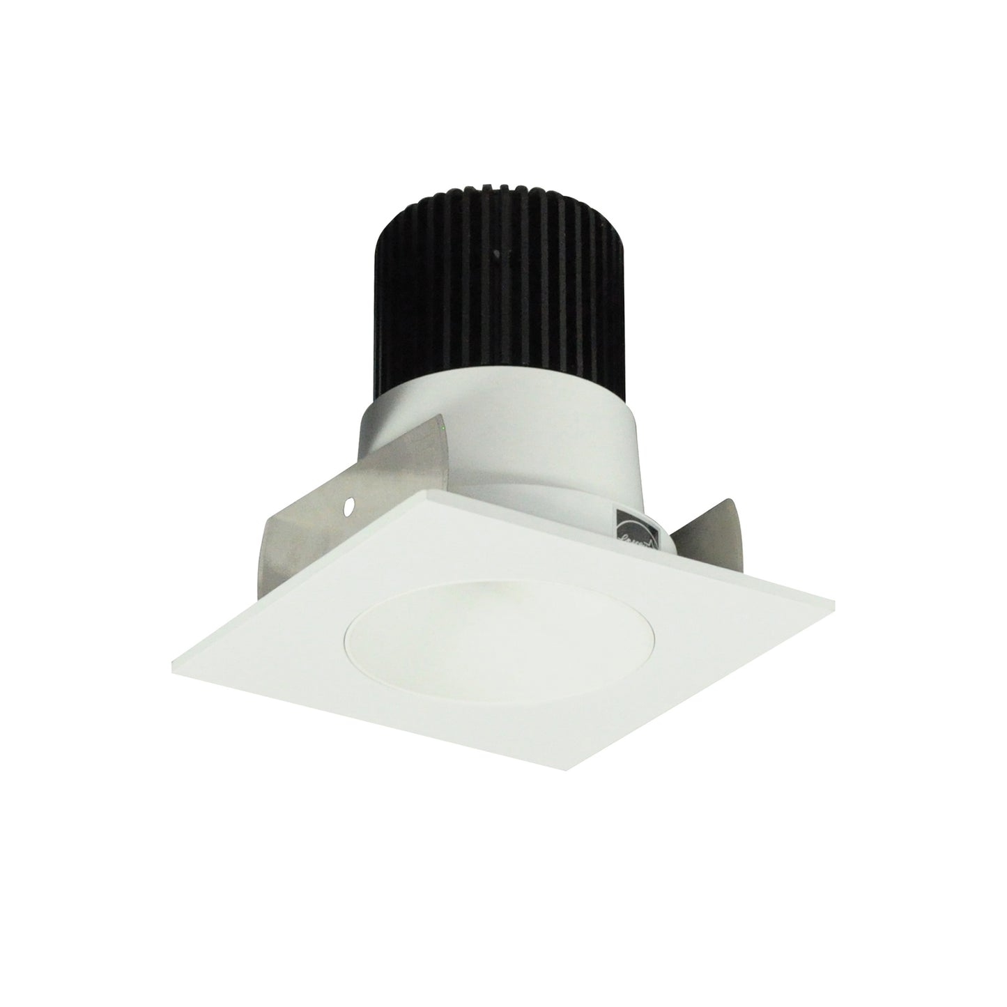 Nora Lighting 2" Iolite LED Square Reflector with Square Aperture, 1000lm / 14W, 2700K, Matte Powder White Reflector / Matte Powder White Flange NIOB-2SNDSQ27XMPW/10