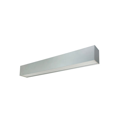 Nora Lighting 2' L-Line LED Indirect/Direct Linear, 3710lm / Selectable CCT, Aluminum Finish NLUD-2334A