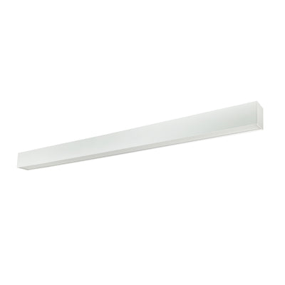 Nora Lighting T Shaped L-Line LED Indirect/Direct Linear, 5027lm / Selectable CCT, White Finish NLUD-T334W