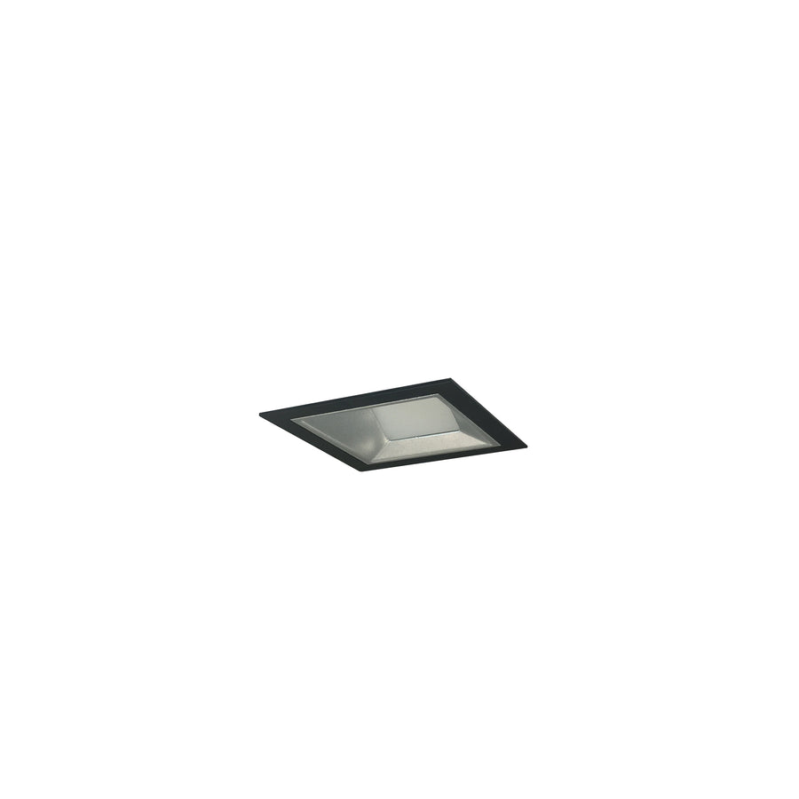 Nora Lighting Iolite MLS 1-Head Trim Kit, Black Flange, 3500K, 1000lm, Haze Wall Wash Trim NMIOT-11-B-W-35X-10-HZ