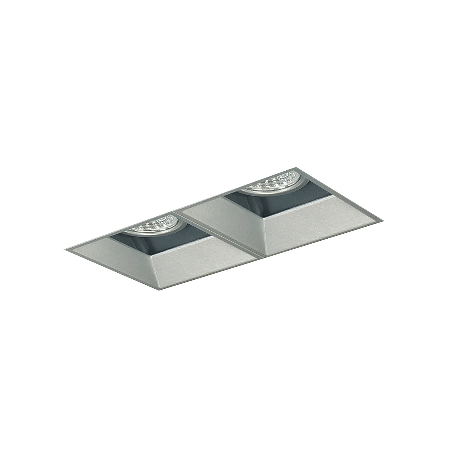 Nora Lighting Iolite MLS 2-Head Trimless Reflector Kit, Comfort Dim, 800lm, Haze Adj. Snoot/Fixed Downlt. Trims NMIOTL-12-NF-AF-CDX-10-HZ