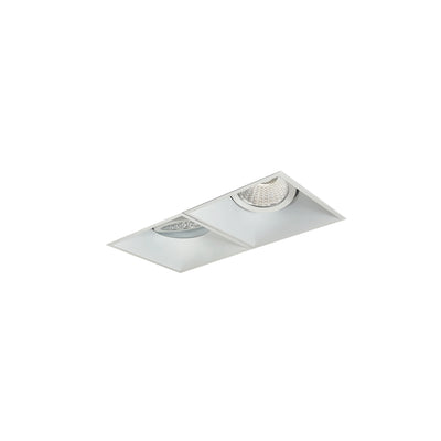 Nora Lighting Iolite MLS 2-Head Trimless Reflector Kit, 5000K, 1000lm, Black Adj. Gimbal/Wall Wash Trims NMIOTL-12-NF-GW-50X-10-B