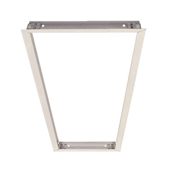 Nora Lighting Flange Kit for Recessed Mounting 1x4 LED Edge-Lit & Back-Lit Panels, White NPDBL-14RFK/W