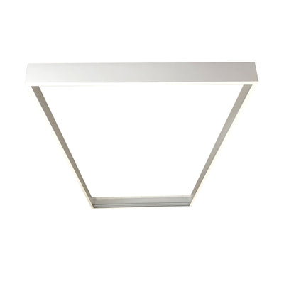 Nora Lighting Slide-in Frame for Surface Mounting 2x4 Edge-Lit & Back-Lit Panels, White NPDBL-24DFK/W