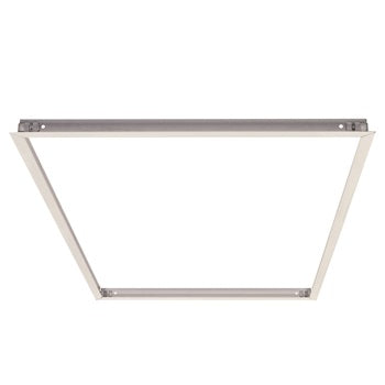 Nora Lighting Flange Kit for Recessed Mounting 2x4 LED Edge-Lit & Back-Lit Panels, White NPDBL-24RFK/W