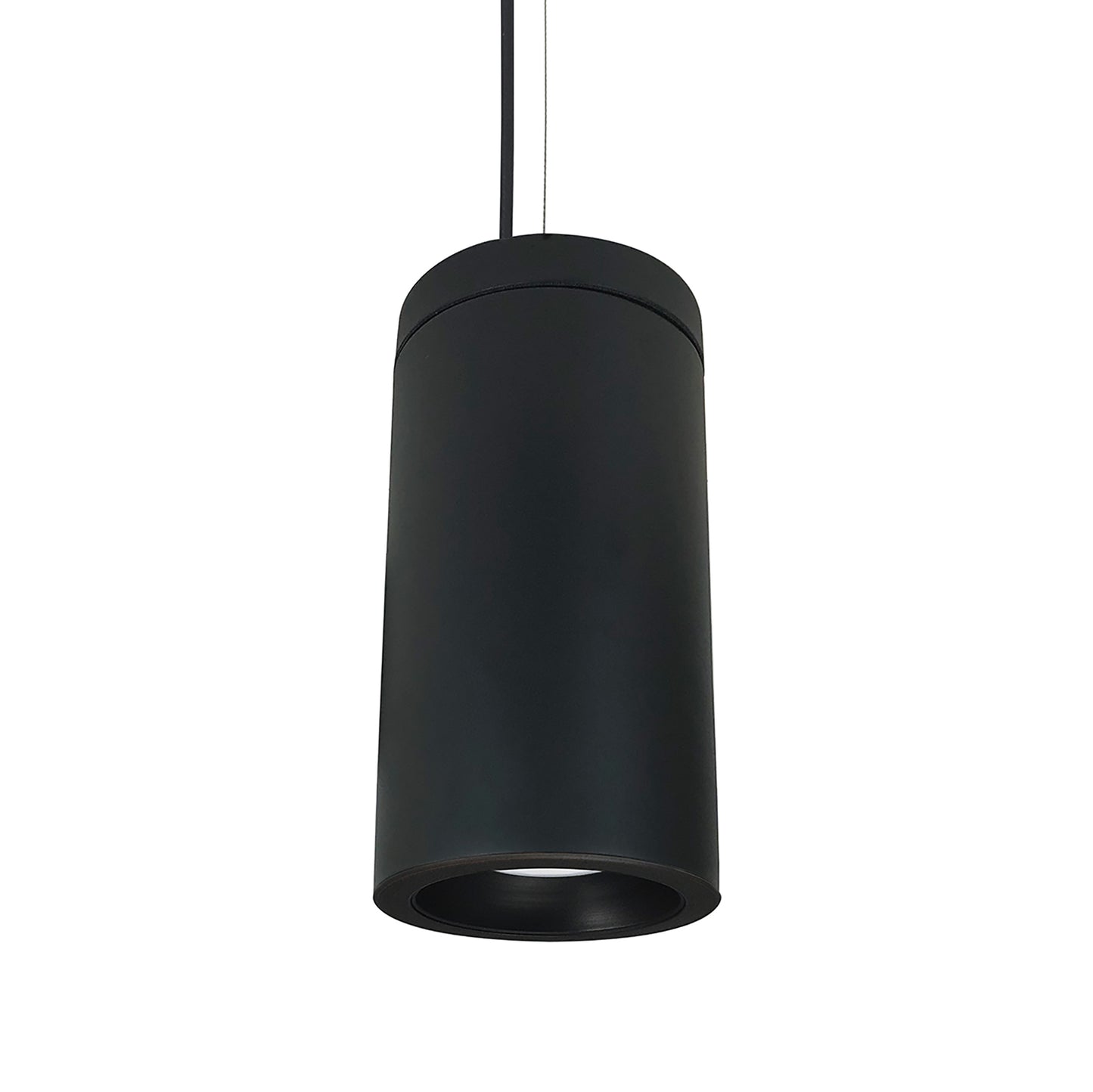 Nora Lighting 6" Cobalt Cable Mount Cylinder, Black, 1000L, 2700K, Bronze Reflector, 120V Triac/ELV Dimming NYLD2-6C10127BZBAC