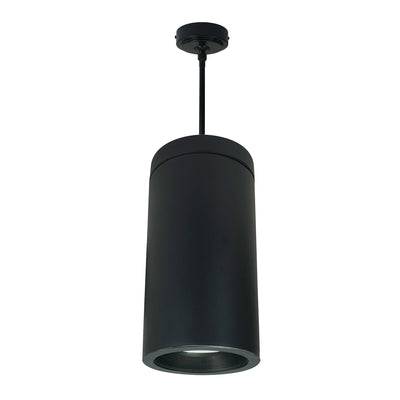 Nora Lighting 6" Cobalt Pendant Mount Cylinder, Black, 750L, 3000K, Black Baffle, 120V Triac/ELV Dimming NYLD2-6P075230BBB
