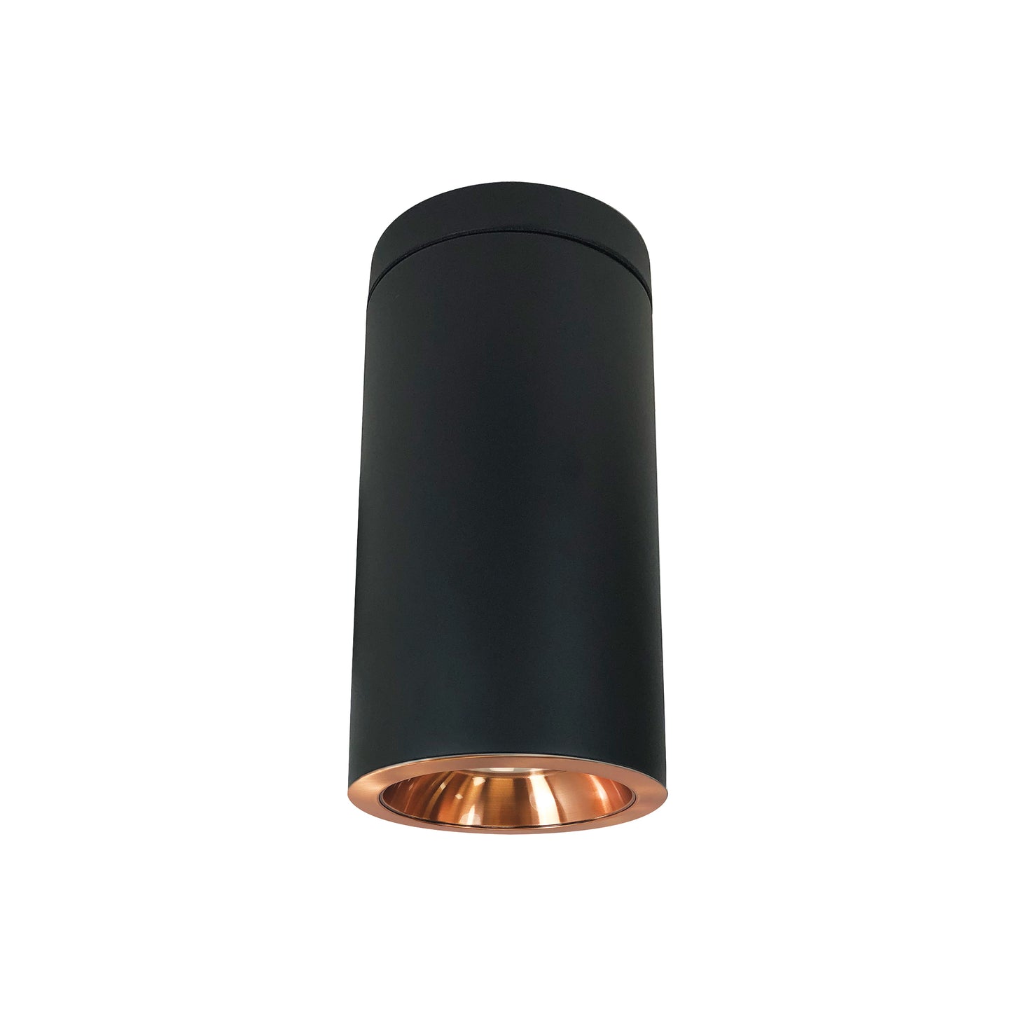 Nora Lighting 6" Cobalt Surface Mount Cylinder, Black, 1000L, 3500K, Copper Reflector, 120V Triac/ELV Dimming NYLD2-6S10135COB