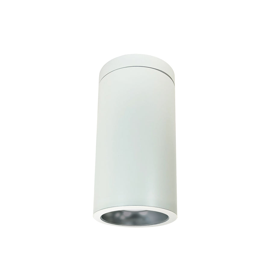 Nora Lighting 6" Cobalt Surface Mount Cylinder, White, 1000L, 3000K, Matte Powder White Reflector, 120V Triac/ELV Dimming NYLD2-6S10130DWW